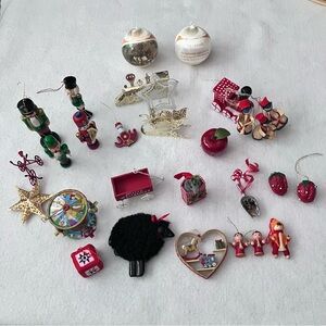 Assorted Christmas Ornaments Vintage